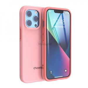 Choetech MFM Husă anti-cădere Made For MagSafe pentru iPhone 13 Pro roz (PC0113-MFM-PK)