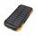 Choetech B658 solar powerbank 10000mAh cu conexiune 2xUSB-A - negru-portocaliu