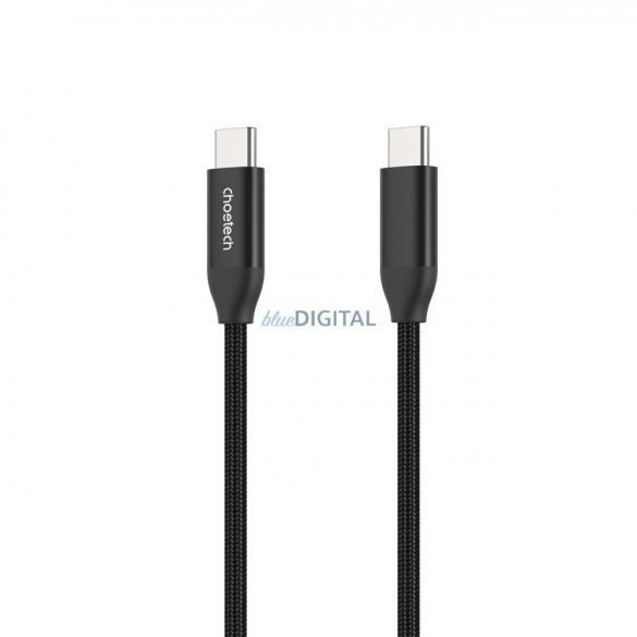 Cablu de încărcare și date Choetech USB-C - USB-C PD3.1 240W 480 Mbps 2m negru (XCC-1036)