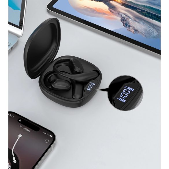 Căști wireless TWS Bluetooth 5.3 Choetech OWS - negru