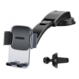 Baseus Easy Control Clamp Car Mount Holder (un set) Negru