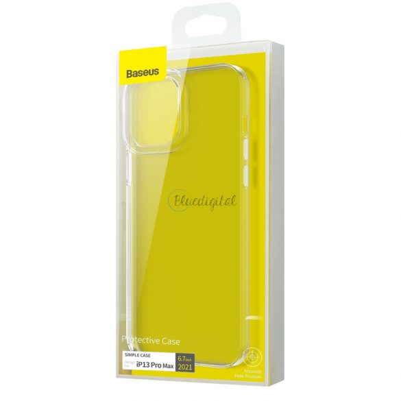 Baseus Simple Series Husă Transparent Gel TPU Husă pentru iPhone 13 Pro Max transparent (ARAJ000202)