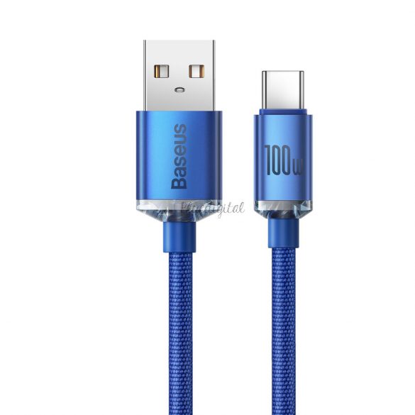 Cablu de date cu încărcare rapidă USB tip A la USB tip C100W 1,2m albastru (CAJY000403)