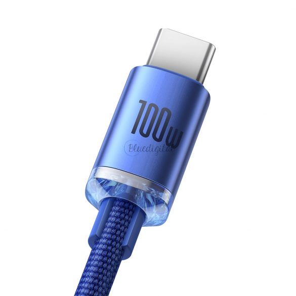 Cablu de date cu încărcare rapidă USB tip A la USB tip C100W 1,2m albastru (CAJY000403)