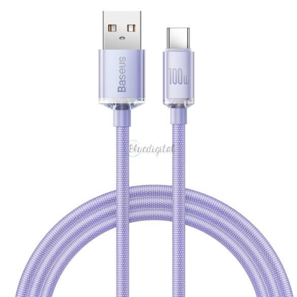 Cablu de date cu încărcare rapidă USB tip A la USB tip C100W 1,2m violet (CAJY000405)