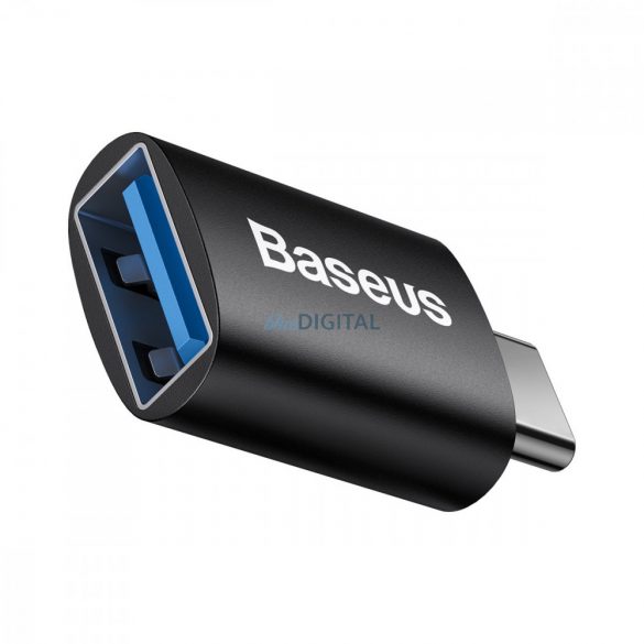 Baseus Ingenuity Series adaptor USB tip C la USB-A 3.2 gen 1 negru (ZJJQ000001)