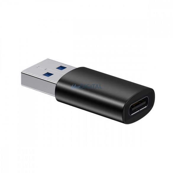 Baseus Ingenuity Series Mini USB 3.1 OTG la adaptor USB tip C negru (ZJJQ000101)