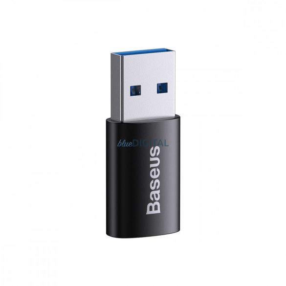 Baseus Ingenuity Series Mini USB 3.1 OTG la adaptor USB tip C negru (ZJJQ000101)