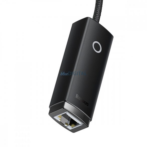 Adaptor Ethernet din seria Baseus Lite USB-A la port LAN RJ45 (100 Mbps) negru