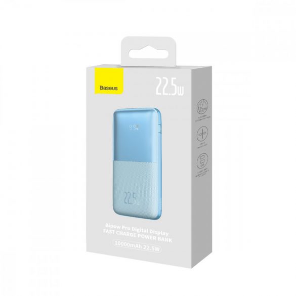 Powerbank Baseus Bipow Pro 10000mAh 22.5W + cablu USB 3A 0.3m albastru (PPBD040003)