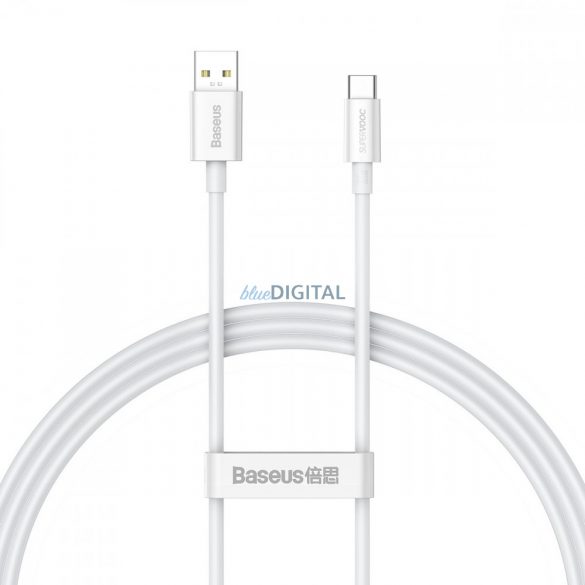 Cablu Baseus Superior Series SUPERVOOC USB-A la USB-C 65W 1m alb