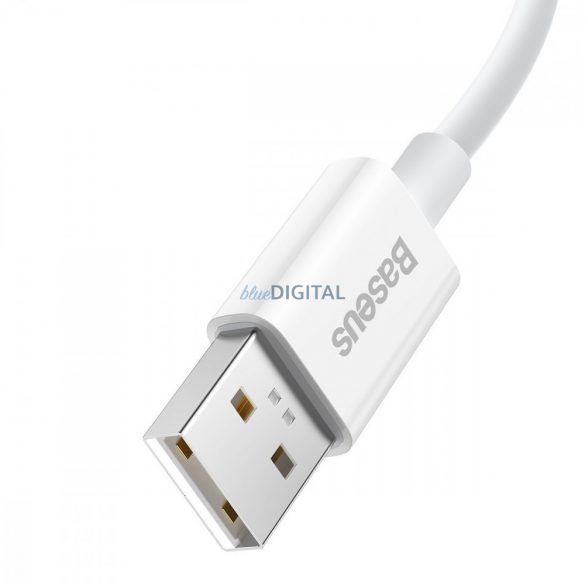 Cablu Baseus Superior Series SUPERVOOC USB-A la USB-C 65W 1m alb