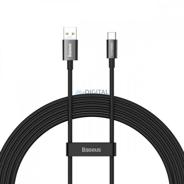 Baseus Superior Series SUPERVOOC USB-A la USB-C cablu 65W 2m negru