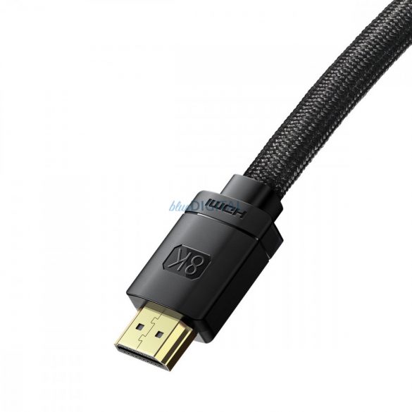 Cablu adaptor Baseus High Definition Series HDMI 8K la HDMI 8K 1,5 m negru