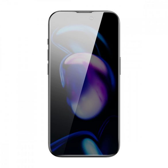 Sticlă temperată de confidențialitate Baseus pentru iPhone 14 Pro Ecran complet 0,3 mm Filtru de confidențialitate Anti-spion + cadru de montare