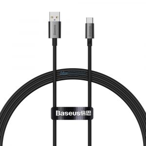 Cablu Baseus Superior Series USB-A / USB-C 100W 2m - negru