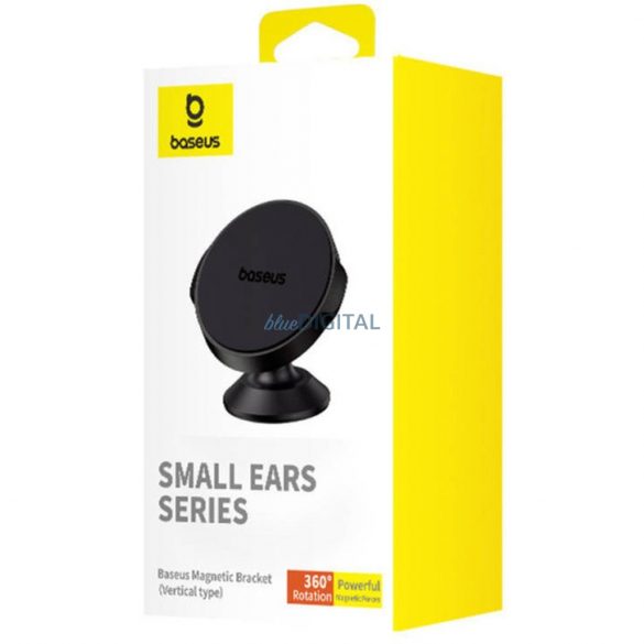 Suport magnetic vertical Baseus Small Ears 360° (Overseas Edition) - negru