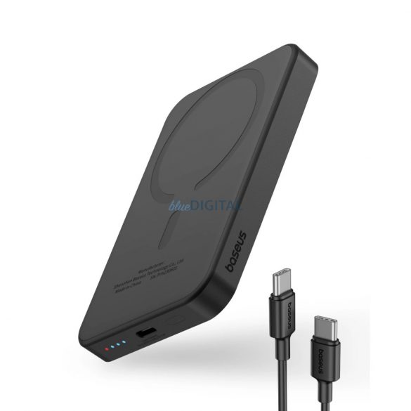 Baseus mini power bank 5000mAh 20W + cablu USB-C (20V/3A) - negru