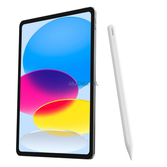 Baseus Smooth Writing 2 Overseas Edition stylus cu vârf activ pentru iPad cu vârf înlocuibil - alb