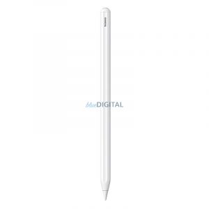 Stylus cu vârf activ Baseus Smooth Writing 2 pentru iPad cu vârf înlocuibil - alb