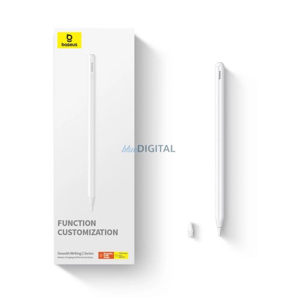 Stylus cu vârf activ Baseus Smooth Writing 2 pentru iPad cu vârf înlocuibil - alb