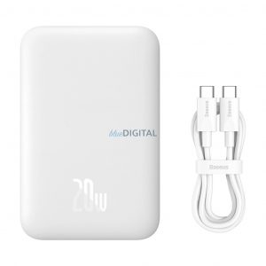 Baseus Magnetic Mini powerbank 6000mAh 20W - alb