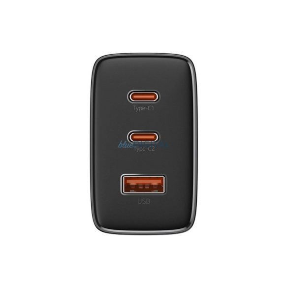 Încărcător Baseus Cube Pro 65W GaN 2x USB-C USB-A - negru