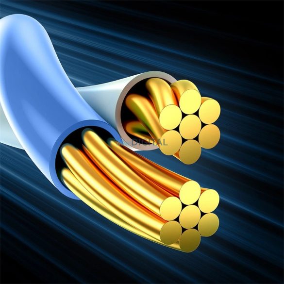 Baseus cablu internet de mare viteză RJ45 cat.7 10Gbps 5m împletit negru