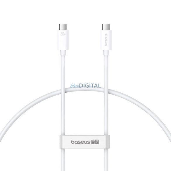 Baseus CB000068 USB-C - cablu USB-C 240W PD 8K 60Hz 1m - alb