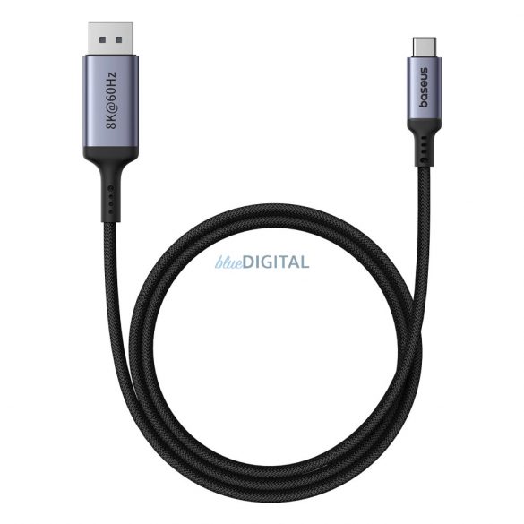 Cablu unidirecțional Baseus High Definition Series USB-C la DisplayPort 1.4 8K 60Hz 1,5 m - negru