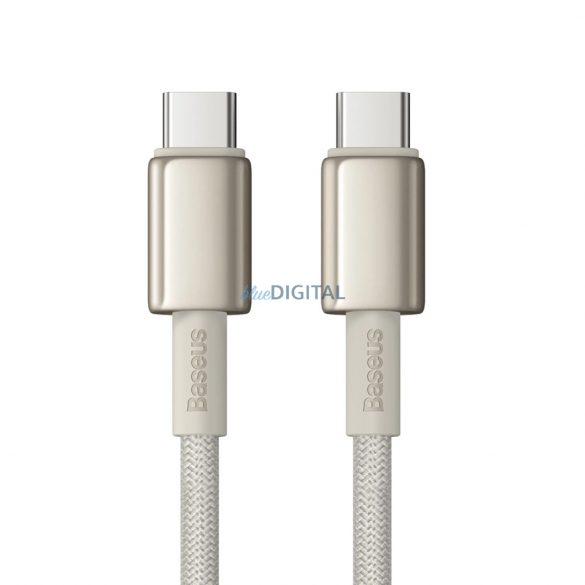 Cablu USB-C / USB-C Baseus Tungsten Gold 100W 1m - auriu