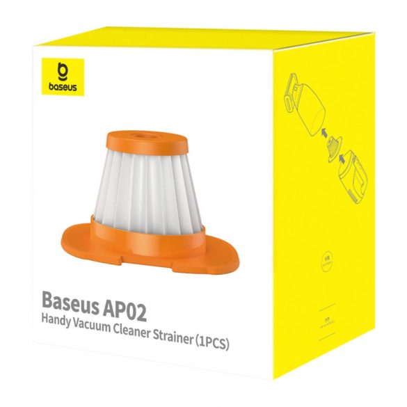 Filtru pentru aspiratorul Baseus AP02 cu o putere de 6000 Pa - portocaliu