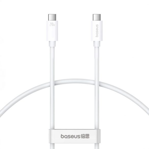 Baseus Superior 2 CB000066 Cablu USB-C / USB-C USB4 240W 1.8m - alb