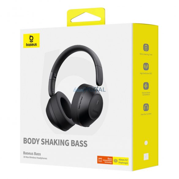 Căști fără fir Baseus Bass 30 Max Bluetooth 5.3 - negru