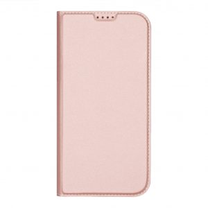 Etui Dux Ducis Skin Pro pe iPhone 16 Pro Max cu ajutorul unui card - różowe