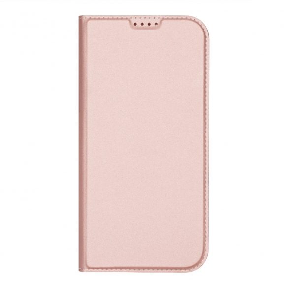 Etui Dux Ducis Skin Pro pe iPhone 16 Pro Max cu ajutorul unui card - różowe