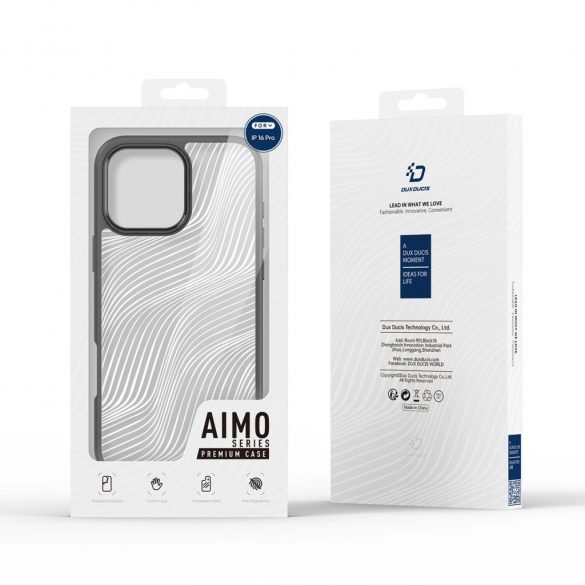 Husa Dux Ducis Aimo pentru iPhone 16 Pro - neagra