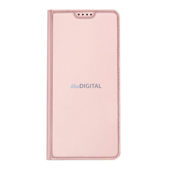 Husă Dux Ducis Skin Pro cu clapă și slot pentru card pentru Xiaomi Redmi Note 13 5G - roz