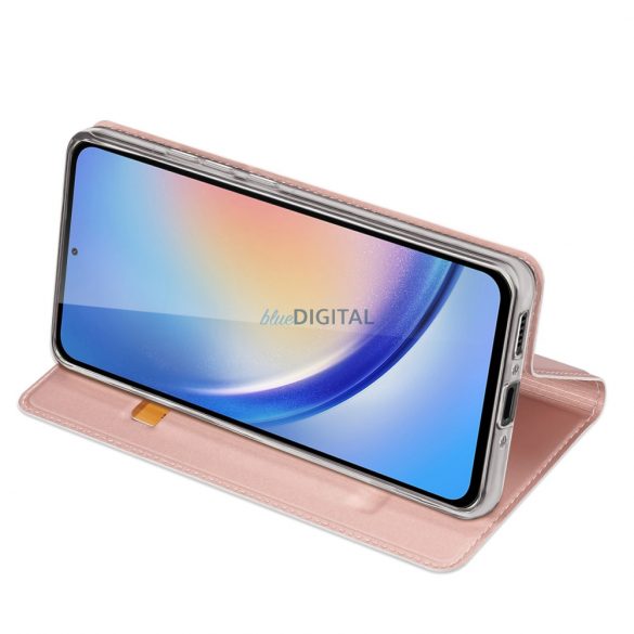 Husa flip Dux Ducis Skin Pro pentru Samsung A35 5G - roz