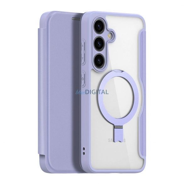 Husa Dux Ducis Skin X Pro cu inel magnetic / suport pentru Samsung S24 - violet