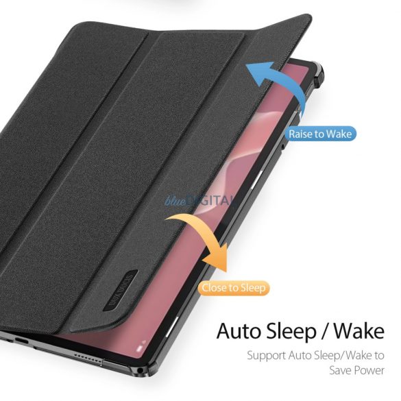 Dux Ducis Domo husă flip și smart sleep pentru Lenovo Tab M11 - neagră