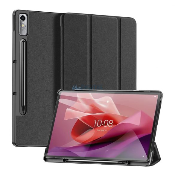 Husa Smart Sleep Dux Ducis Domo pentru tableta Lenovo Tab P12 12.7'' - neagra