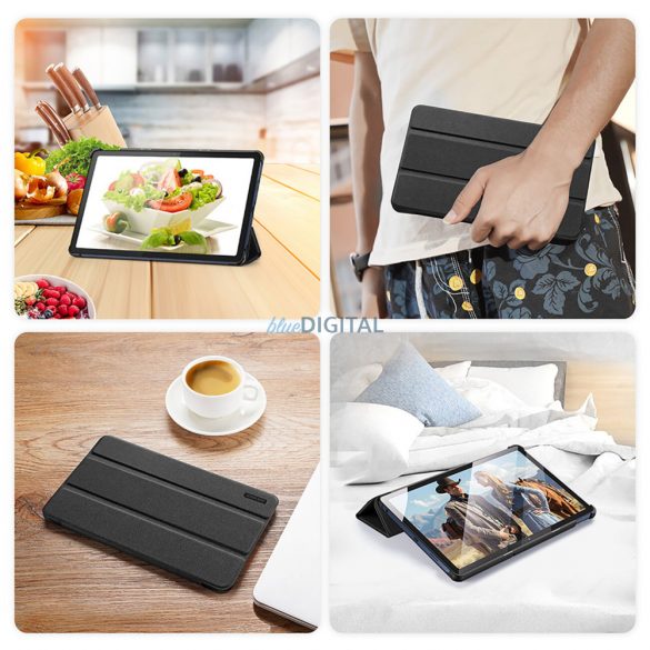 Dux Ducis Domo husă inteligentă de dormit pentru tableta Lenovo Tab M10 10.6'' - negru