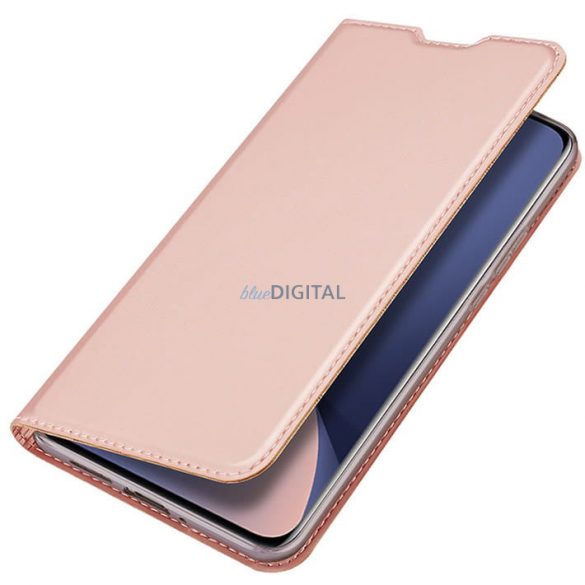 Dux Ducis Skin Pro flip husă, portofel și stand pentru Xiaomi Poco M6 Pro / Redmi 12/12R - roz