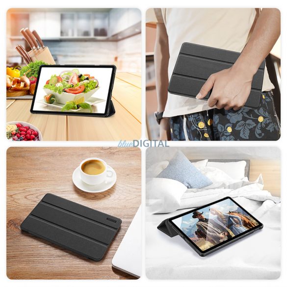 Husa de somn inteligenta Dux Ducis Domo pentru tableta Xiaomi Redmi Pad SE 11" - neagra