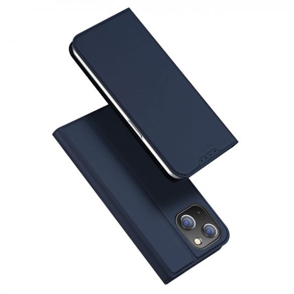 Husa portofel Dux Ducis Skin Pro pentru iPhone 15 - Albastra