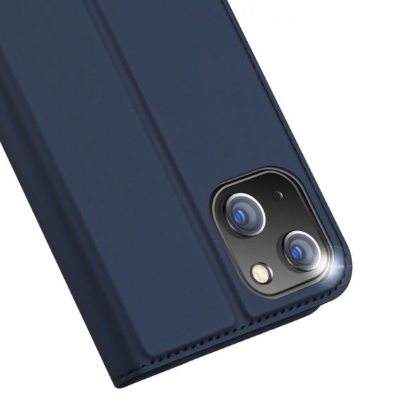 Husa portofel Dux Ducis Skin Pro pentru iPhone 15 Plus - Albastra