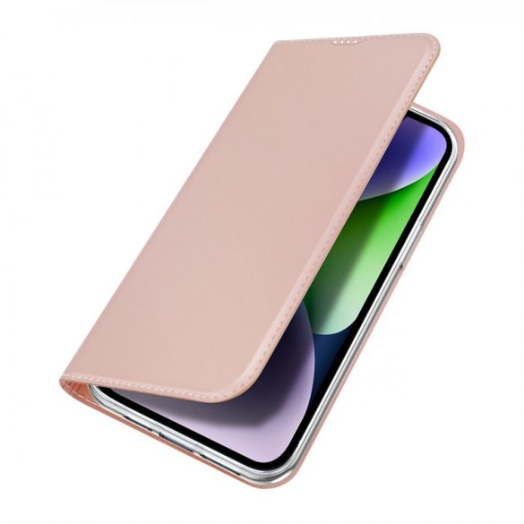 Husa portofel Dux Ducis Skin Pro pentru iPhone 15 Plus - roz