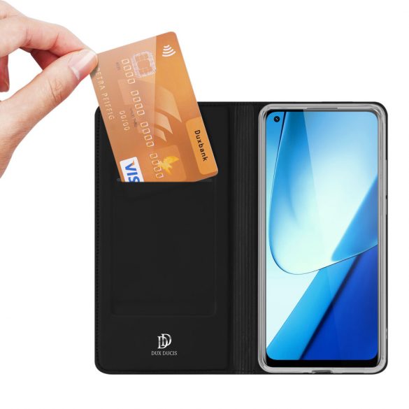 Dux Ducis Skin Pro Case Realme 11 Flip Card Wallet Stand Negru