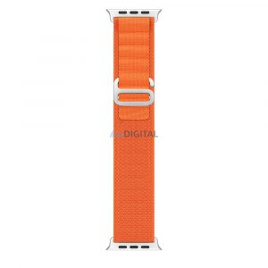 Curea sport cu cataramă pentru Apple Watch 9 / 8 / 7 / 6 / SE / 5 / 4 / 3 / 2 / 1 (41, 40, 38 mm) Dux Ducis Strap GS Version - portocaliu